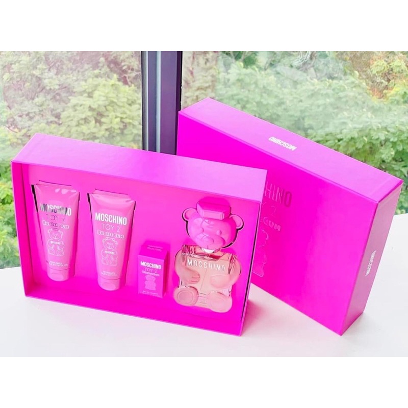 SET Nước hoa MOSCHINO Toy 2 Bubble Gum EDT 100ml