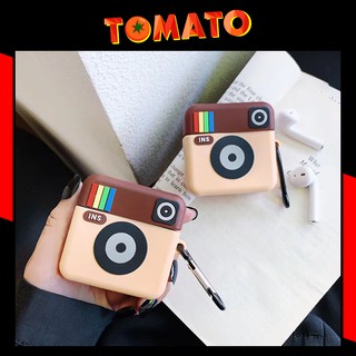 Case airpods 1 2 Intagram, Vỏ bao airpod 1 2, inpods 12 silicon đựng tai nghe bluetooth , tai nghe không dây