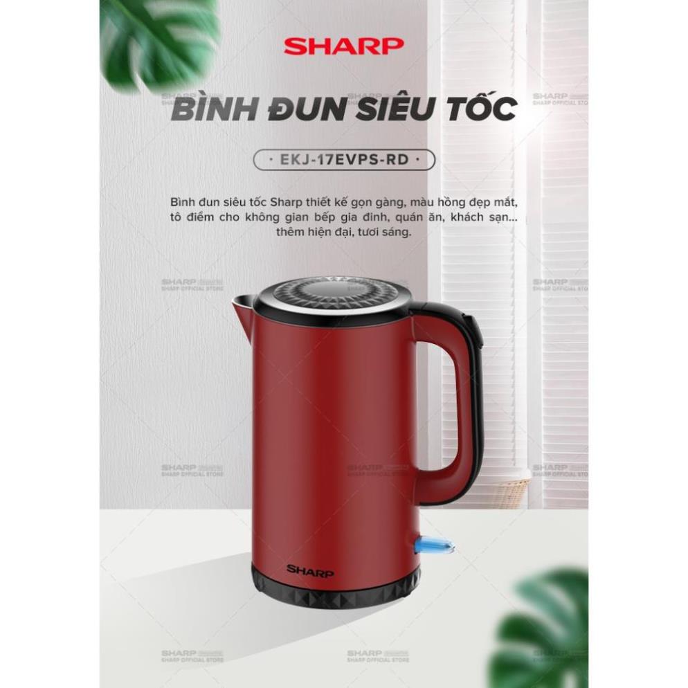 Bình đun siêu tốc Sharp 1.7 lít EKJ-17EVPS