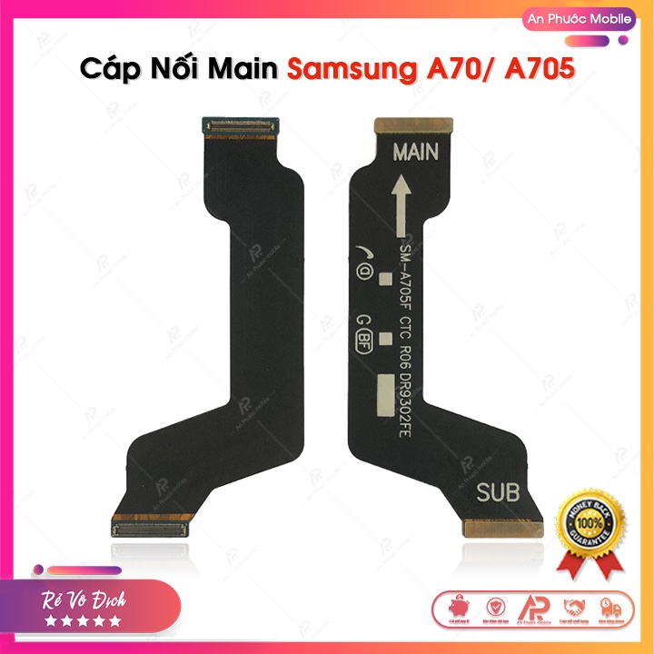 Cáp Nối Main Samsung A70 / A705 - Dây Cáp Nối Mainboard với Bo Mạch Sạc Điện Thoại Samsung Galaxy Zin Bóc Máy