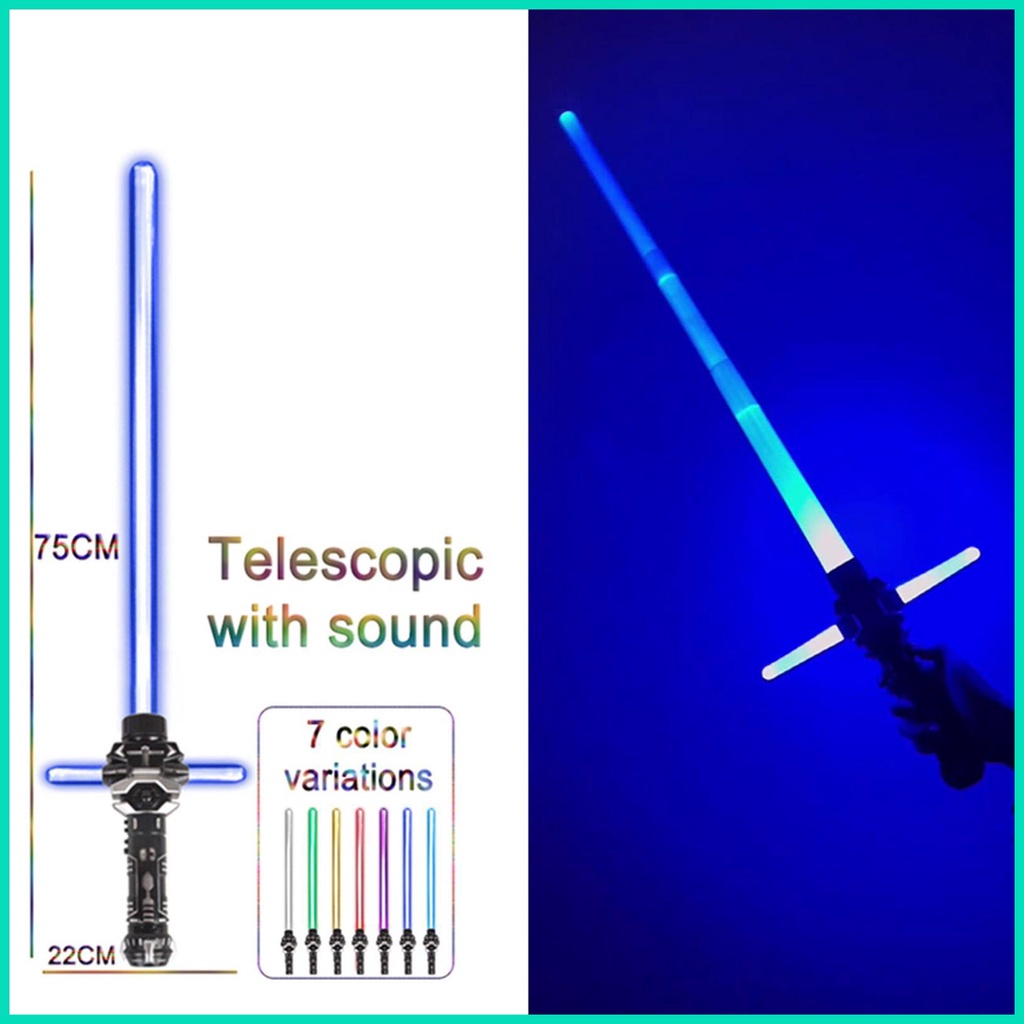 Thanh Kiếm Đồ Chơi Có Đèn Led Phát Sáng Màu Cầu Vồng