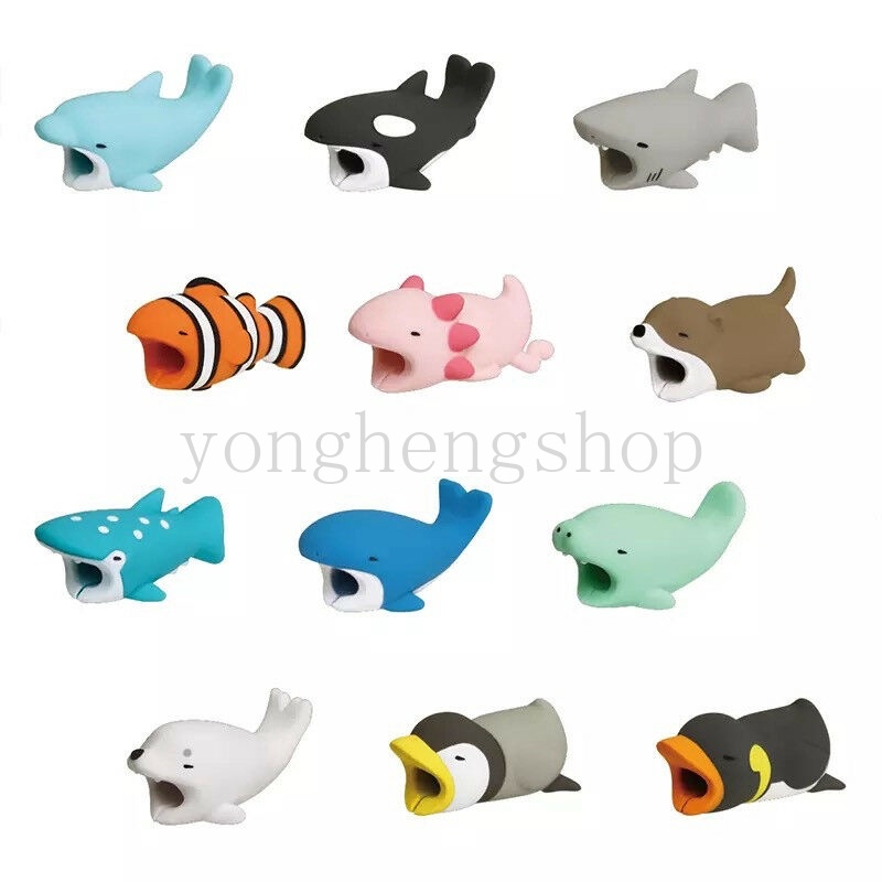 Phụ Kiện Bảo Vệ Dây Cáp Hình Thú Dễ Thương