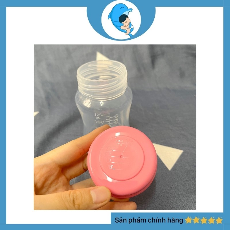 Nắp Đậy Bình Sữa Avent Cổ Rộng Mua Nắp Tặng Thân Bình Trữ 180ml