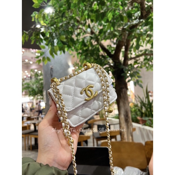 Túi xách cha n el 2 chuông hot hit ảnh thật shop chụp