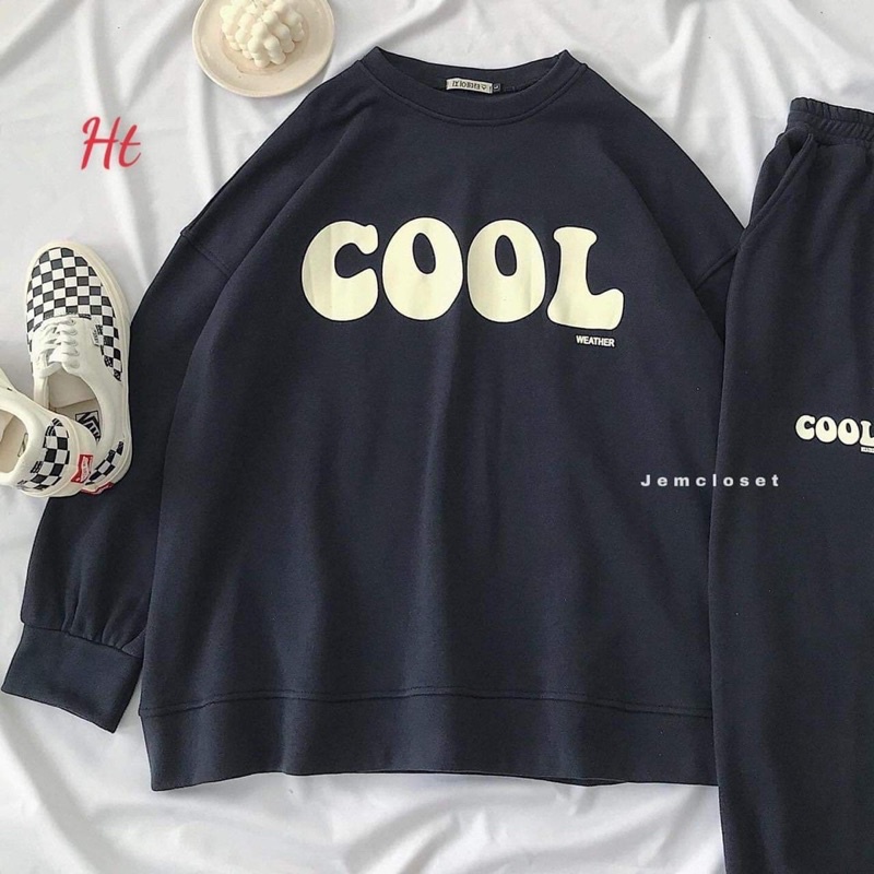 Bộ nữ COOL nỉ ngoại HT12