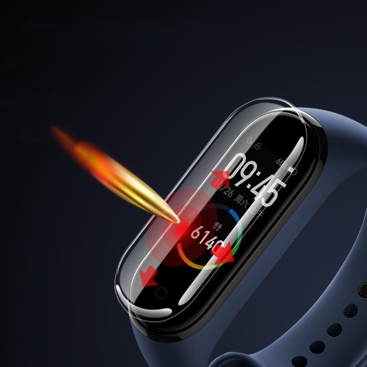 1 Miếng Dán Bảo Vệ Màn Hình Bằng TPU Mềm HD Cho Xiaomi Mi band 6 5 6 3 4 NFC 5 6 band 3 band 4