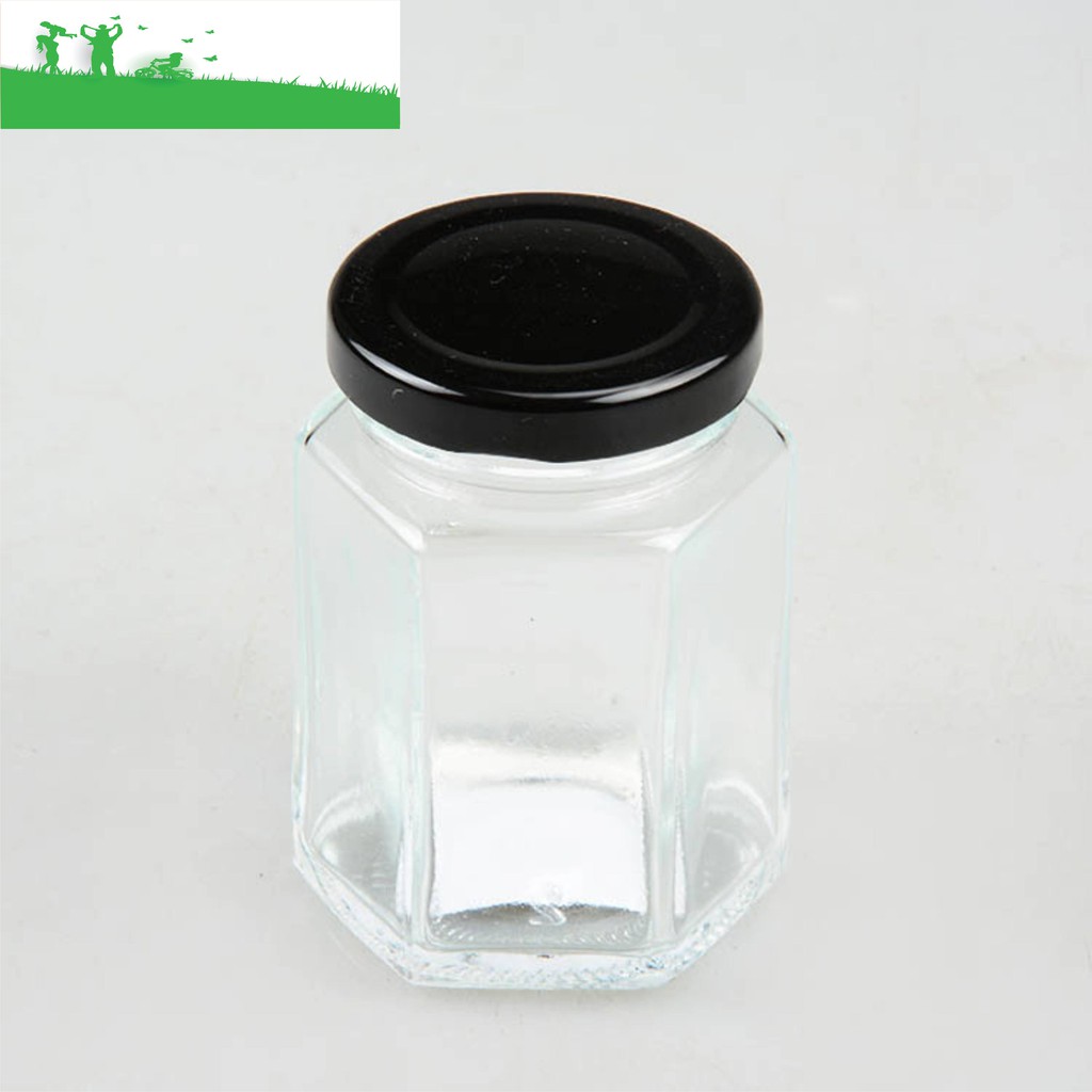 [QUÁ TIỆN LỢI] Hũ thủy tinh lục giác đa năng đựng gia vị, hương liệu, mật ong nhiều cỡ - đổi trả miễn phí