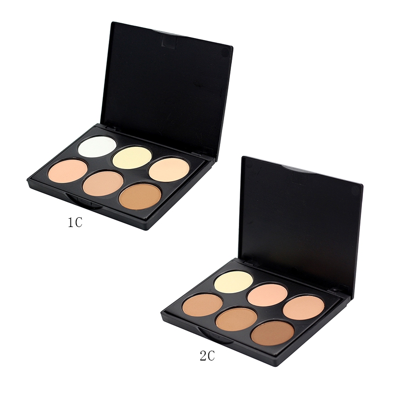 [Hàng mới về] Bảng Kem Che Khuyết Điểm 6 Màu Giúp Tạo Khối Cao Cấp | BigBuy360 - bigbuy360.vn