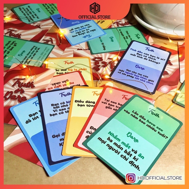 Bộ Bài Nói Hay Làm - Truth Or Dare Việt Hóa Drinking Card Game, Hot Trend Đi Nhậu Tạo Sự Thú Vị Gắn Kết Tình Bạn