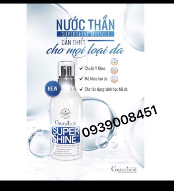 Nước Thần Căng Bóng Da Cómeheal Super Shine Miracle