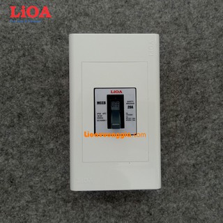 Combo cầu dao tự động an toàn APTOMAT LiOA 20A - Lắp âm tường