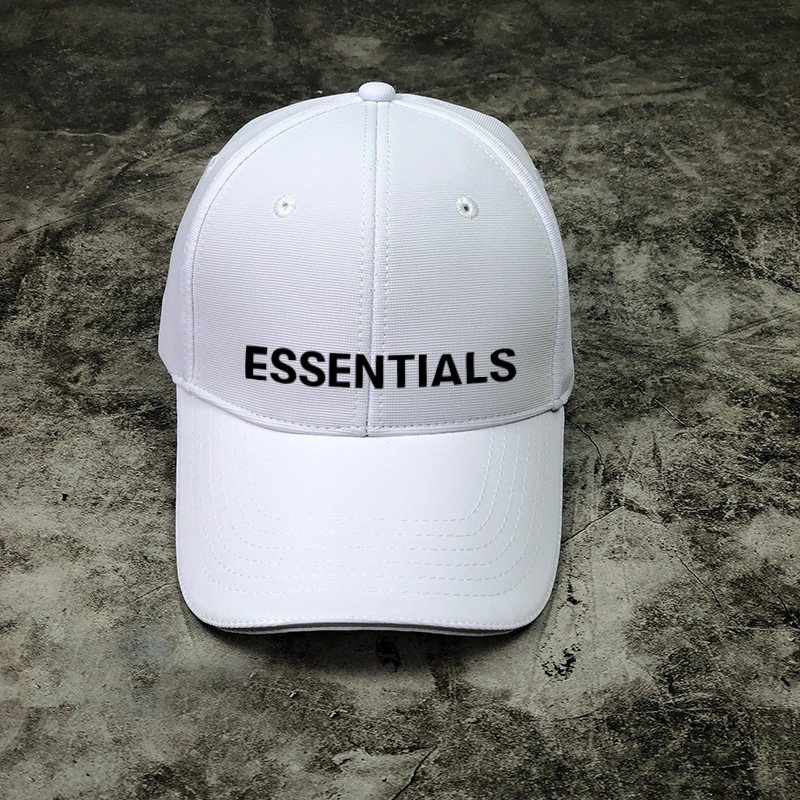 Mũ lưỡi trai essentials nam nữ vải cotton kaki thoáng mát mũ lưỡi chai nón lưỡi chai thời trang