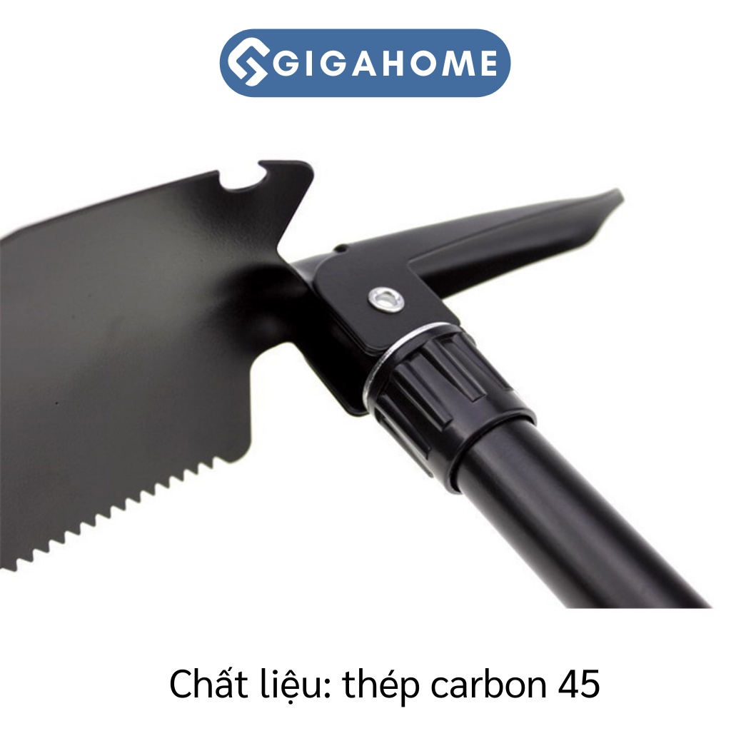Bộ Cuốc, Xẻng Làm Vườn Kèm La Bàn Xếp Gọn GIGAHOME Đa Năng, Kèm Túi 8325