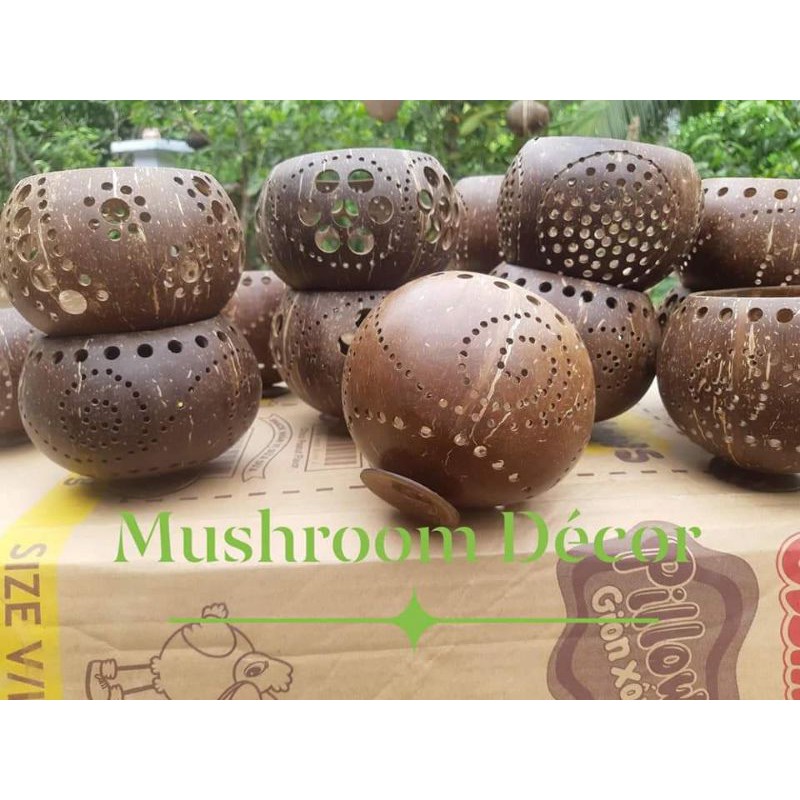LỒNG ĐÈN GÁO DỪA MỸ NGHỆ