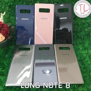 NẮP PIN SS NOTE 8 - LƯNG - VỎ SAMSUNG NOTE 8 - N950 có viền kính camera ngoài, viền lens