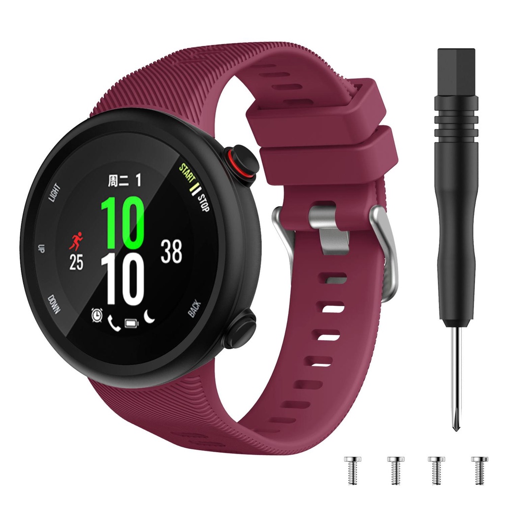 Dây đeo silicon cho đồng hồ thông minh Garmin Forerunner 45 / Forerunner 45s