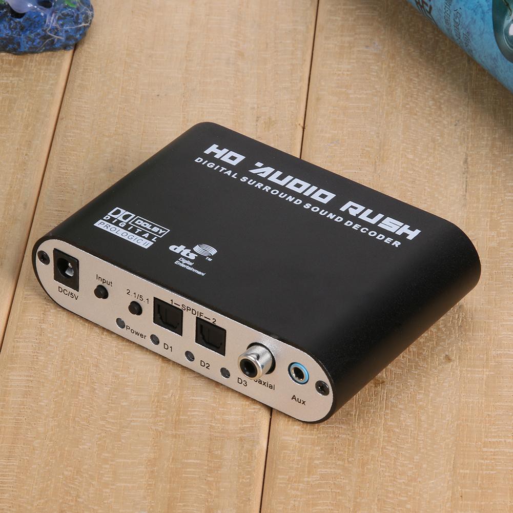 Bộ giải mã âm thanh hp-dts AC3 5.1 ch SPDIF Coaxial DTS / ac-3 sang 5.1
