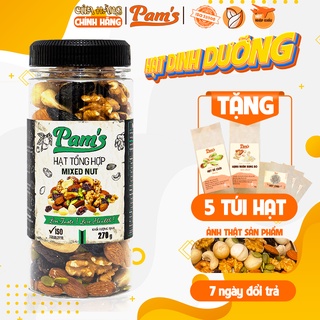 Hạt Dinh Dưỡng Mix 6 Loại Pams 540g - Granola Siêu Hạt Có Macca, Ngũ cốc Ăn Kiêng Giảm Cân Nhập Khẩu
