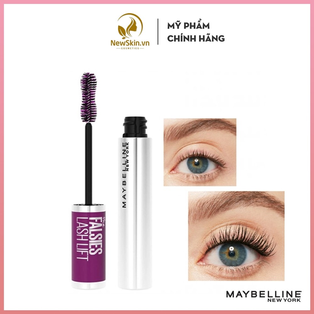 Mascara Uốn Mi, Làm Dài Và Dày Mi Tức Thì Maybelline The Falsies Lash Lift Waterproof