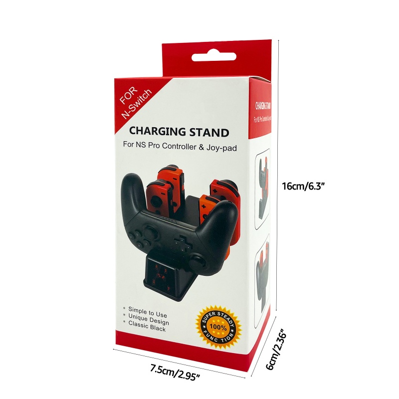 Giá Đỡ + SạC ĐiềU KhiểN Chơi Game 2A + 4 Khe CắM