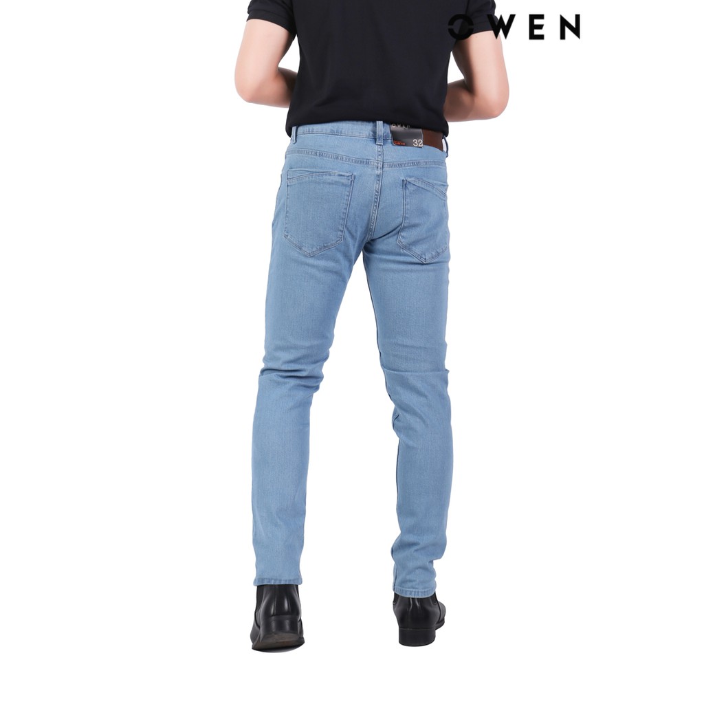 Quần Jean dài OWEN Slimfit Xanh - QJSL22259 | BigBuy360 - bigbuy360.vn