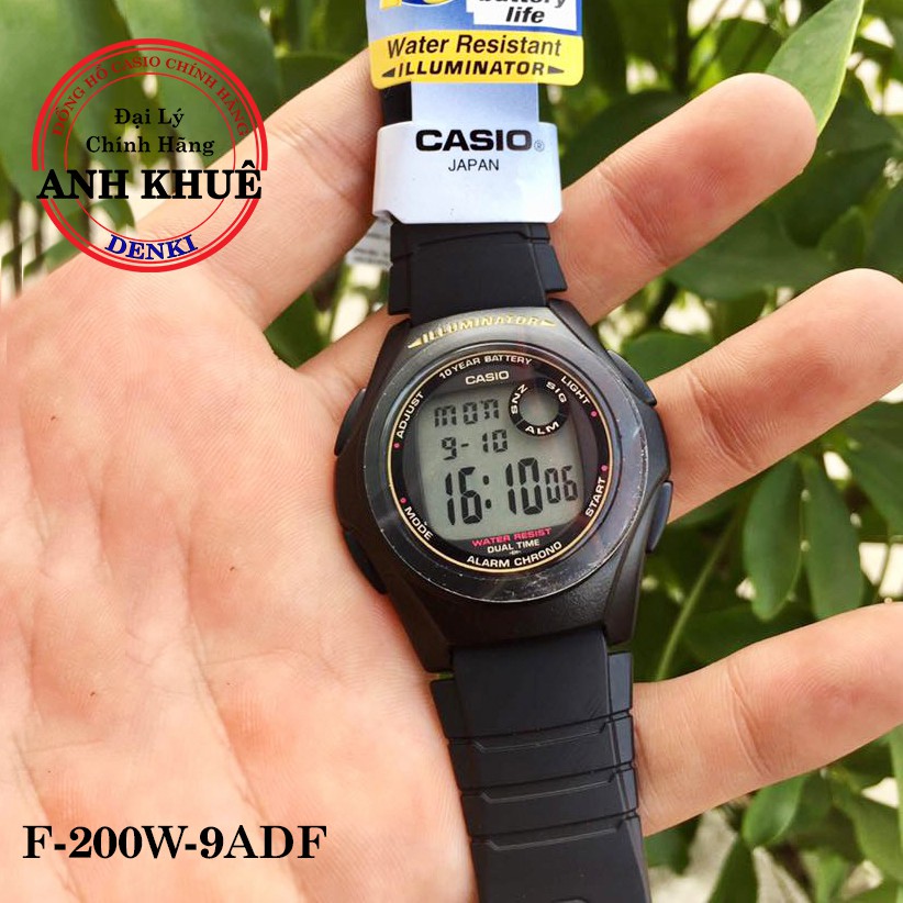 [GIÁ HỦY DIỆT] Đồng hồ điện tử nam dây nhựa Casio Standard chính hãng Anh Khuê F-201 | BigBuy360 - bigbuy360.vn