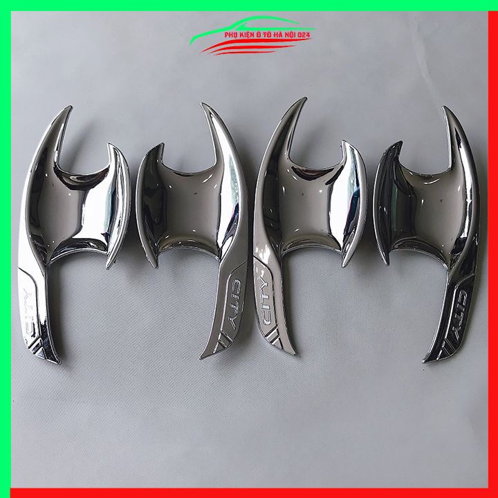 Ốp tay hõm mạ crom City 2015-2020 sáng bóng chống trầy bảo vệ cửa xe ô tô