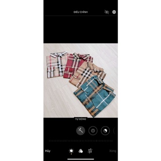 Áo sơ mi caro ngắn tay