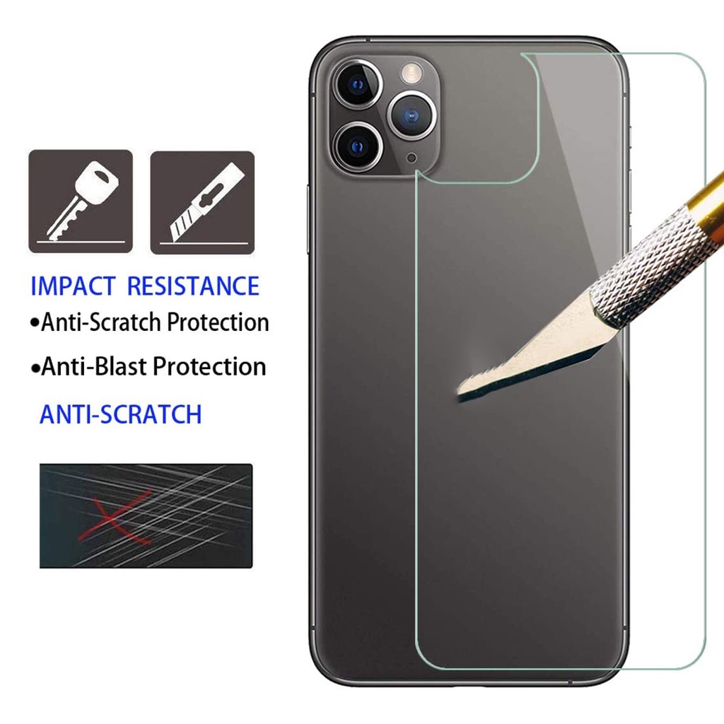 Miếng dán bảo vệ lưng điện thoại Compatible For iPhone 11/11Pro/11Pro MAX 2.5D