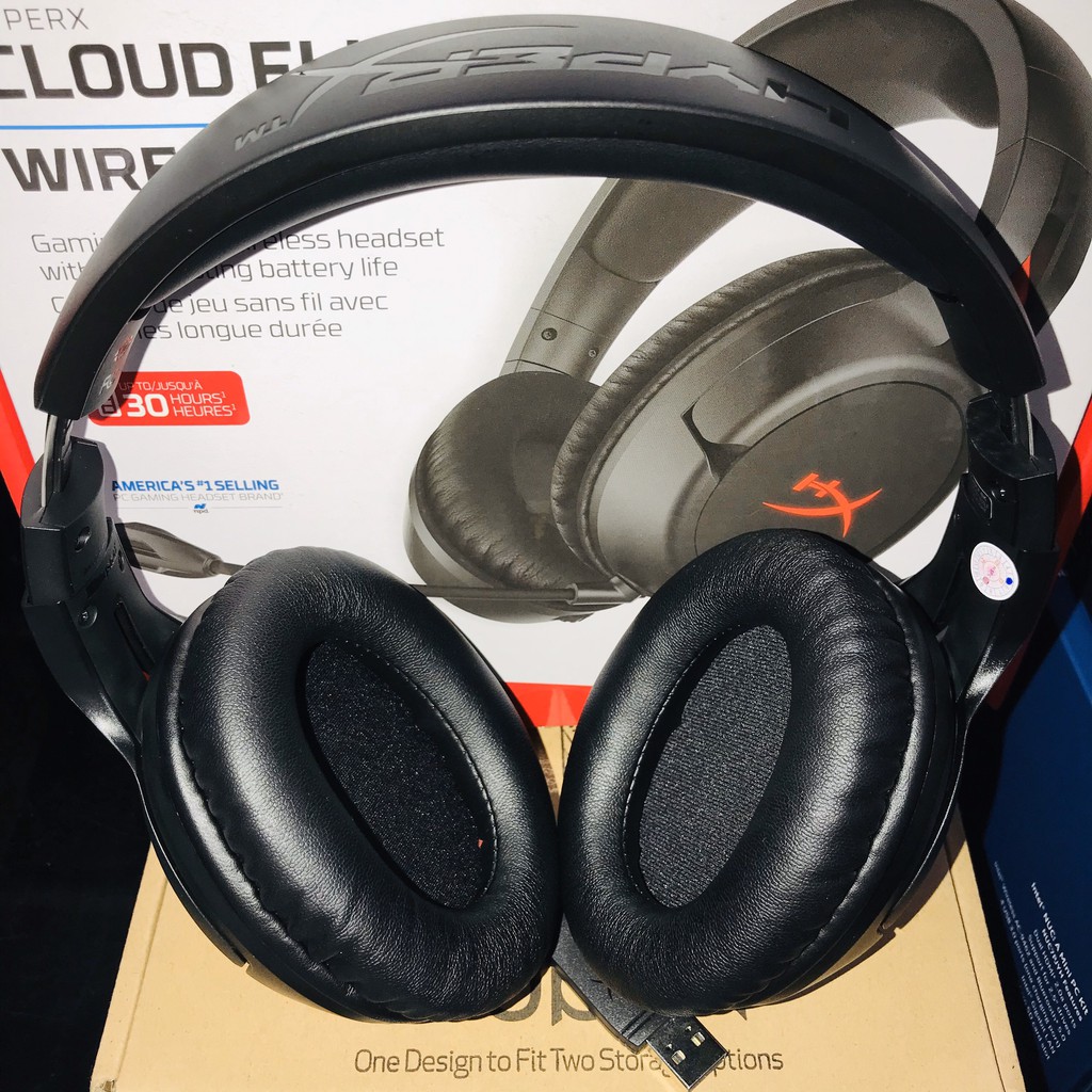 [Mã ELMALL300K giảm 5% đơn 500K] Tai Nghe Không Dây Cho PC/PS4 Kingston HyperX Cloud Flight Wireless