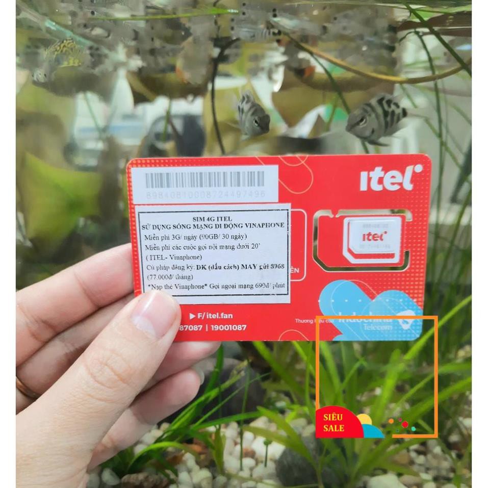 Sim Itel có sẵn 1GB tốc độ cao + đăng ký được gói MAY 3GB/ngày gọi miễn phí, sim MAY77 miễn phí tháng đầu