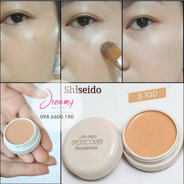 Kem Che Khuyết Điểm Shiseido Spotscover Foundation S100 20g