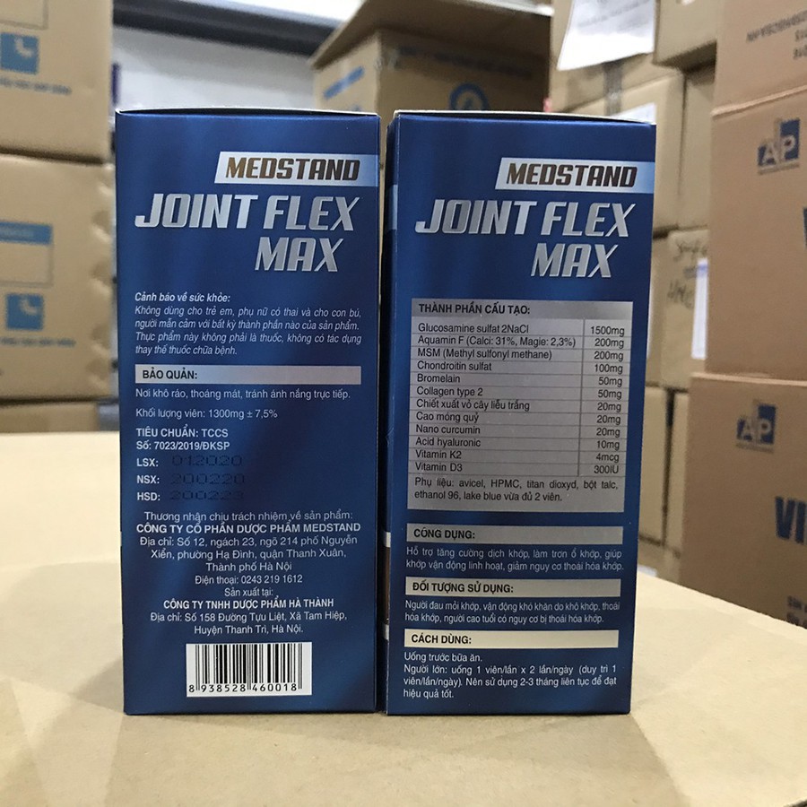 Viên Uống Đau Nhức Xương Khớp Medstand Joint Flex Max- Hộp 50 Viên