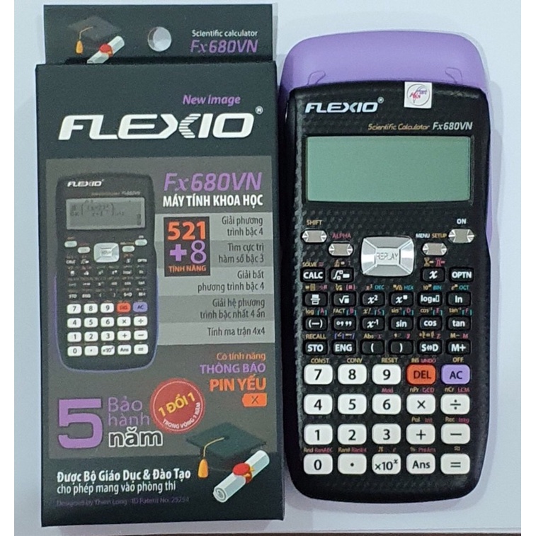 Máy tính khoa học Flexio FX 680VN
