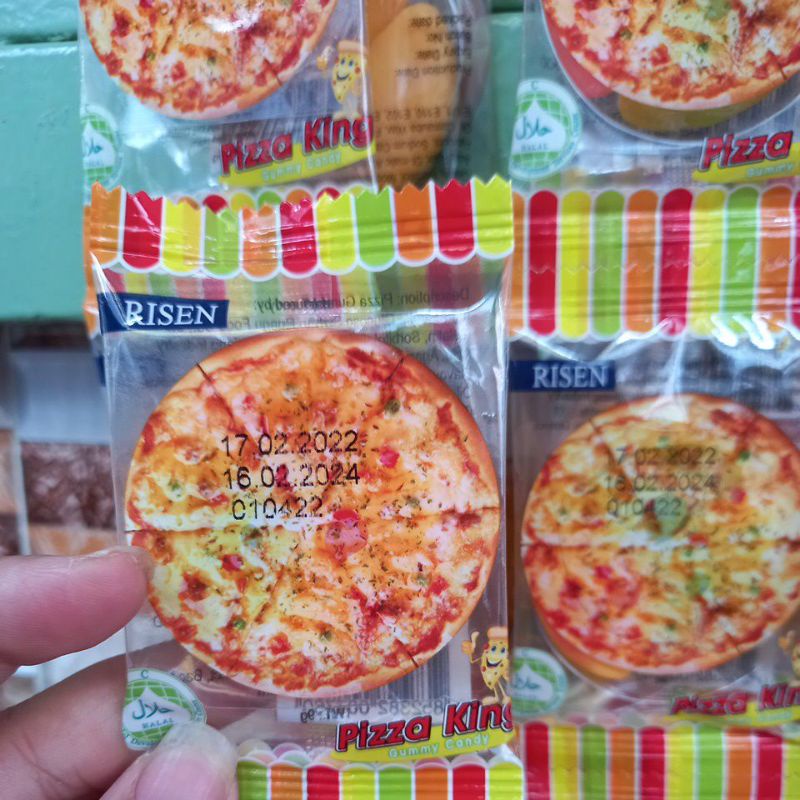 (1 cái) kẹo dẻo risen Pizza