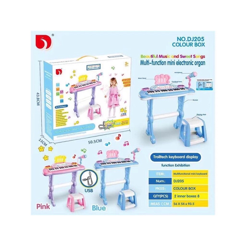 Đồ chơi bộ đàn piano có mic