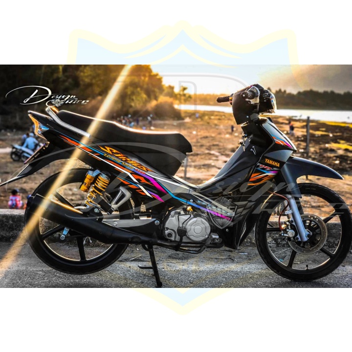 ( Quí khách vui lòng mang ra tiệm cho thợ dán ) Tem sirius cam đen