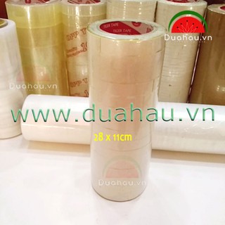 [1 Cây] Băng keo 2 mặt - Ruột vàng - 2cm
