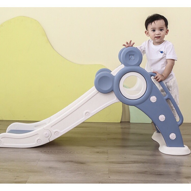 Cầu Trượt có Bóng Rổ cho bé 1-6 tuổi gấp gọn (Có Rổ+ Bóng Rổ+ Đế) Kidspeace