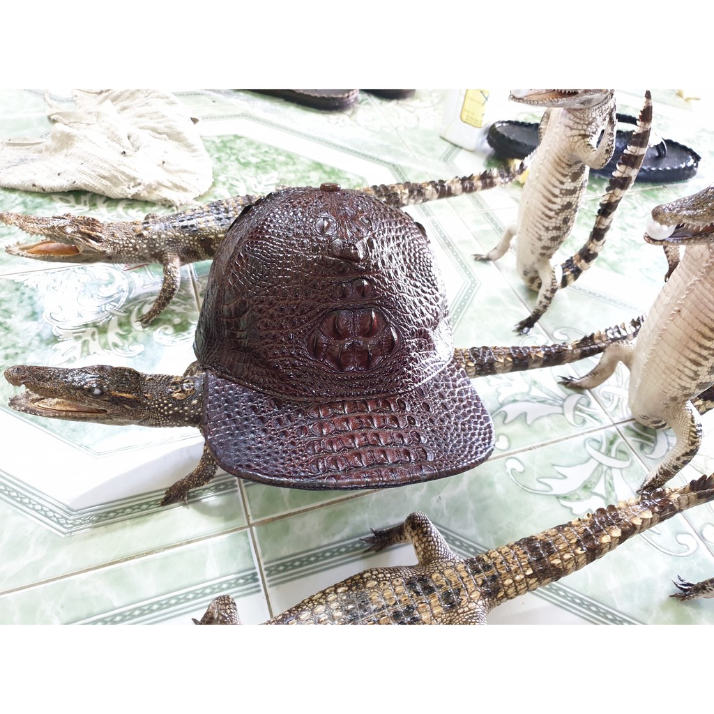 Nón da Cá Sấu cao cấp - Bán lẻ với Giá Sỉ