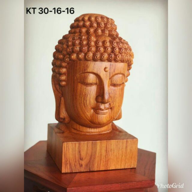 DIỆN PHẬT GỖ HƯƠNG.