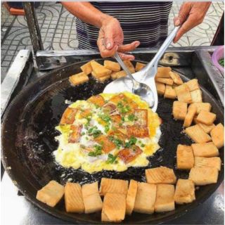 Chảo bột chiên gang nặng dày 45 cm