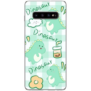 Ốp lưng Samsung S10, S10E, S10 Plus in hình Khủng long cute