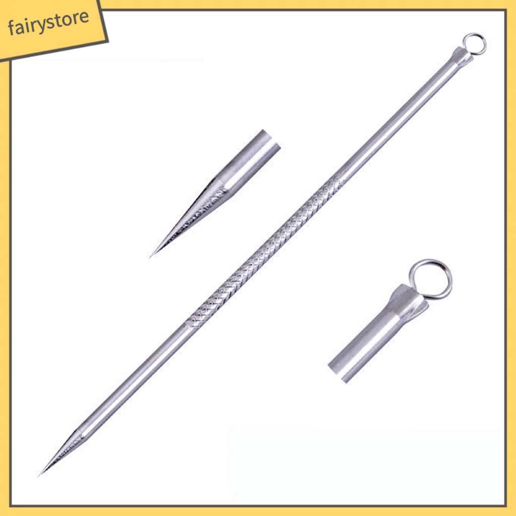 [Hàng mới về] Dụng cụ diệt mụn đầu đen chăm sóc da bằng inox