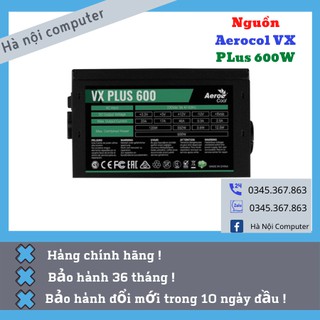 Nguồn aercool 600w vx plus 500 230v n-pfc