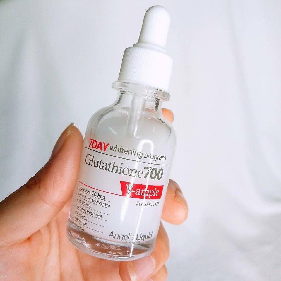 Serum Huyết Thanh 7day Glutathione 700 V-Ample Mẫu Cũ + Mẫu Mới