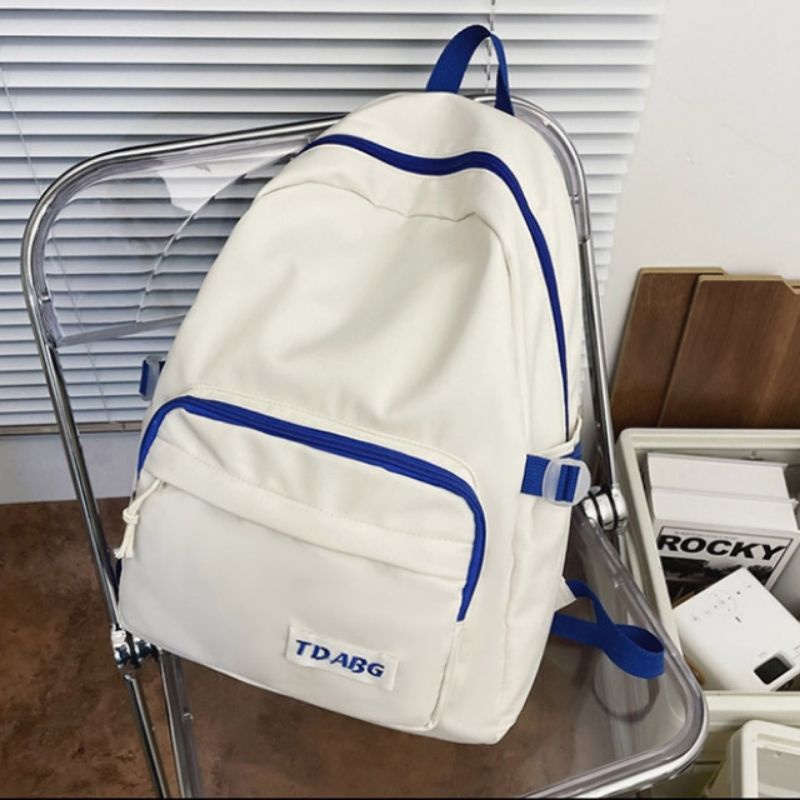 Balo nam nữ đi học chống nước du lịch thời trang cute vải canvas OLUKA STORE BL02