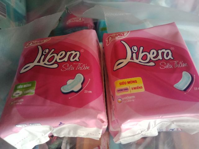 Combo 6 gói Băng vệ sinh Libera Dày/mỏng