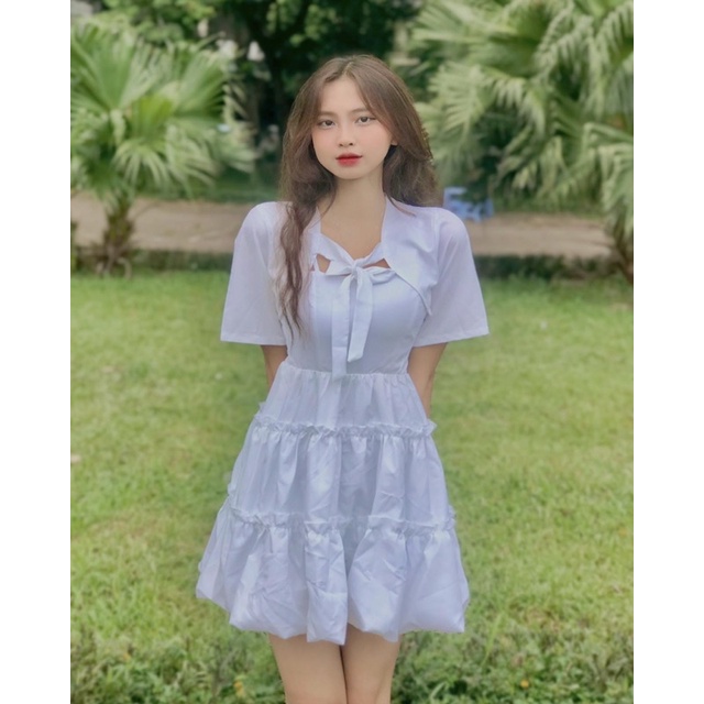 Đầm babydoll Kinas 💓 CHEAPY STORE 💓 FREESHIP 💓 mặc sinh nhật, dự tiệc, kỉ yếu