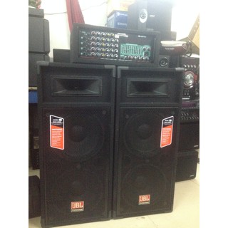 Dàn âm thanh, hát karaoke loa 4 bass sân khấu JBL và amply JARGUAR 4 LINE chơi ngoài trời